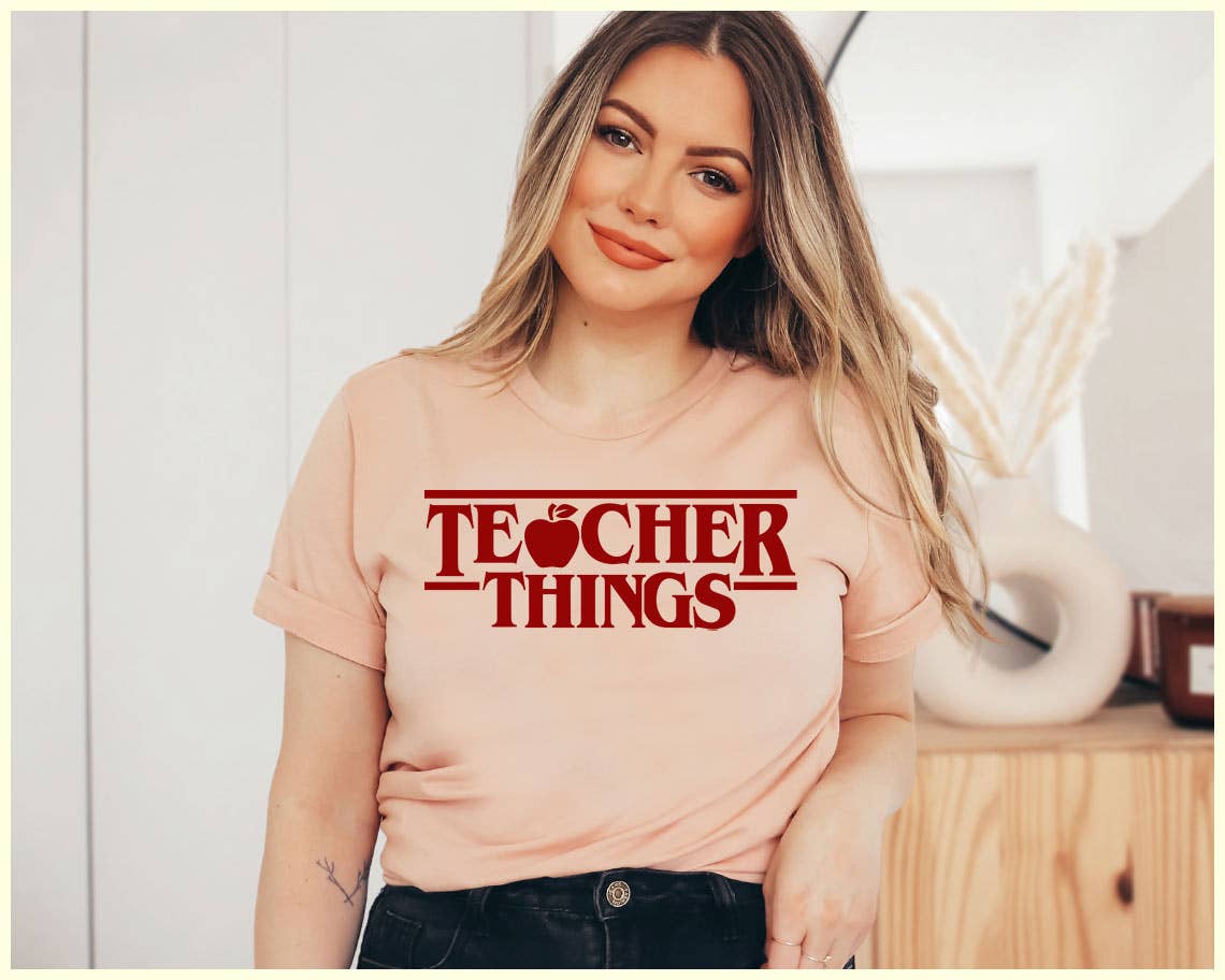 Teacher Things Appreciation - Adult & Kids T-Shirts, Sweatshirts & Hoodies apparel design preview 1