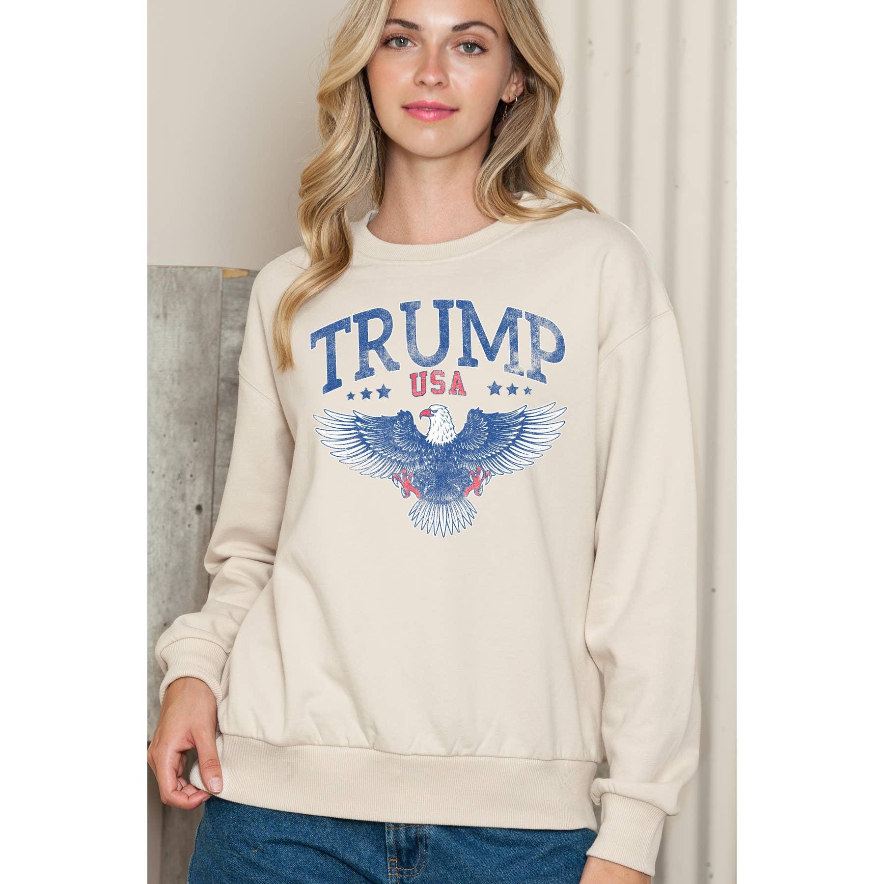 Trump Crewneck - Adult & Kids T-Shirts, Sweatshirts & Hoodies apparel design preview 1