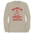 Babcia Said So Polish Cooking Art Women's - Adult & Kids T-Shirts, Sweatshirts & Hoodies apparel design preview 1