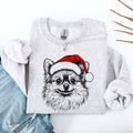 Pomeranian, Santa, Dog, Christmas, Lover, Pet - Adult & Kids T-Shirts, Sweatshirts & Hoodies apparel design preview 1