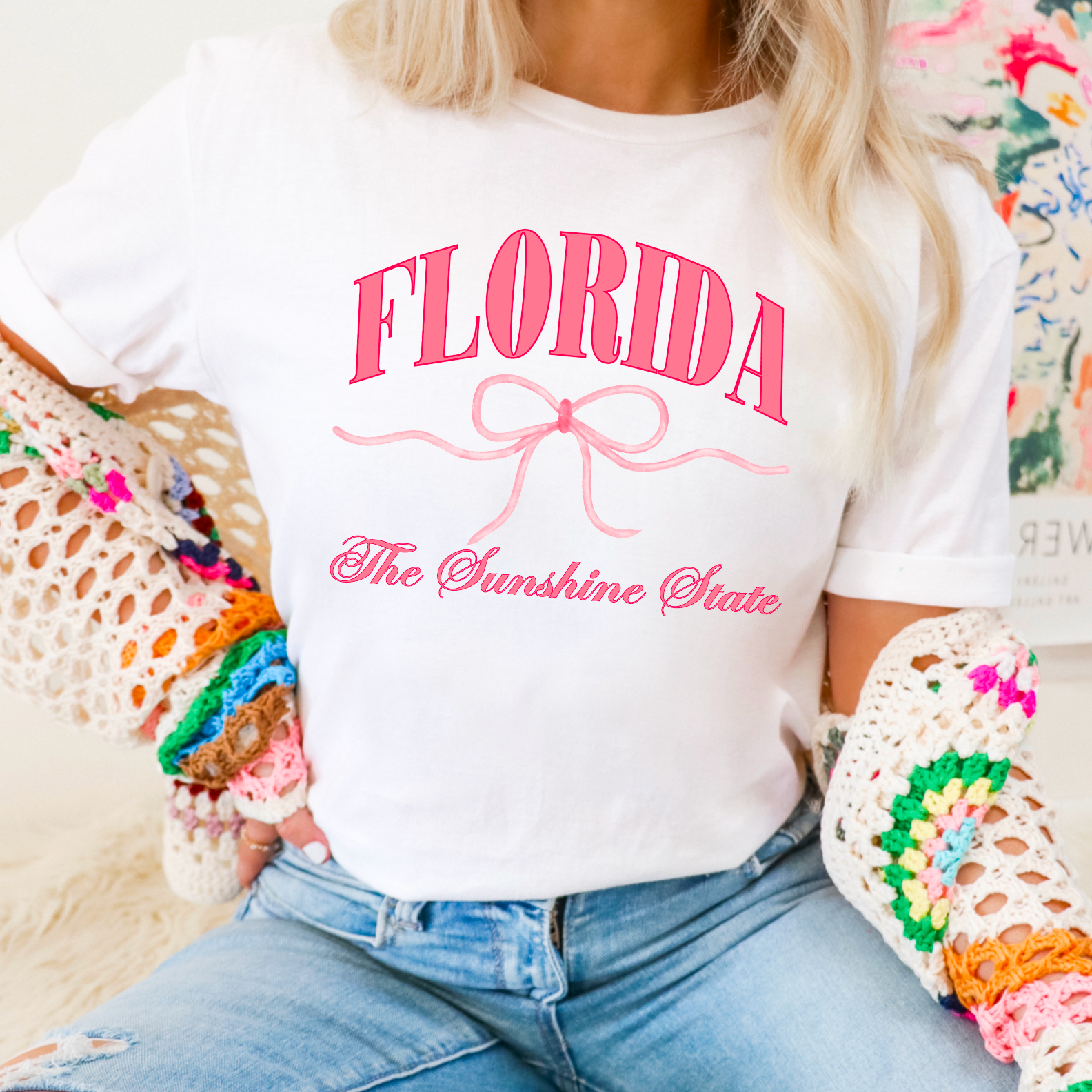 Coquette Florida Ladies Graphic - Adult & Kids T-Shirts, Sweatshirts & Hoodies apparel design preview 1