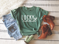 Lucky Mama, St. Patrick's Day Graphic Trendy Apparel - Adult & Kids T-Shirts, Sweatshirts & Hoodies apparel design preview 1