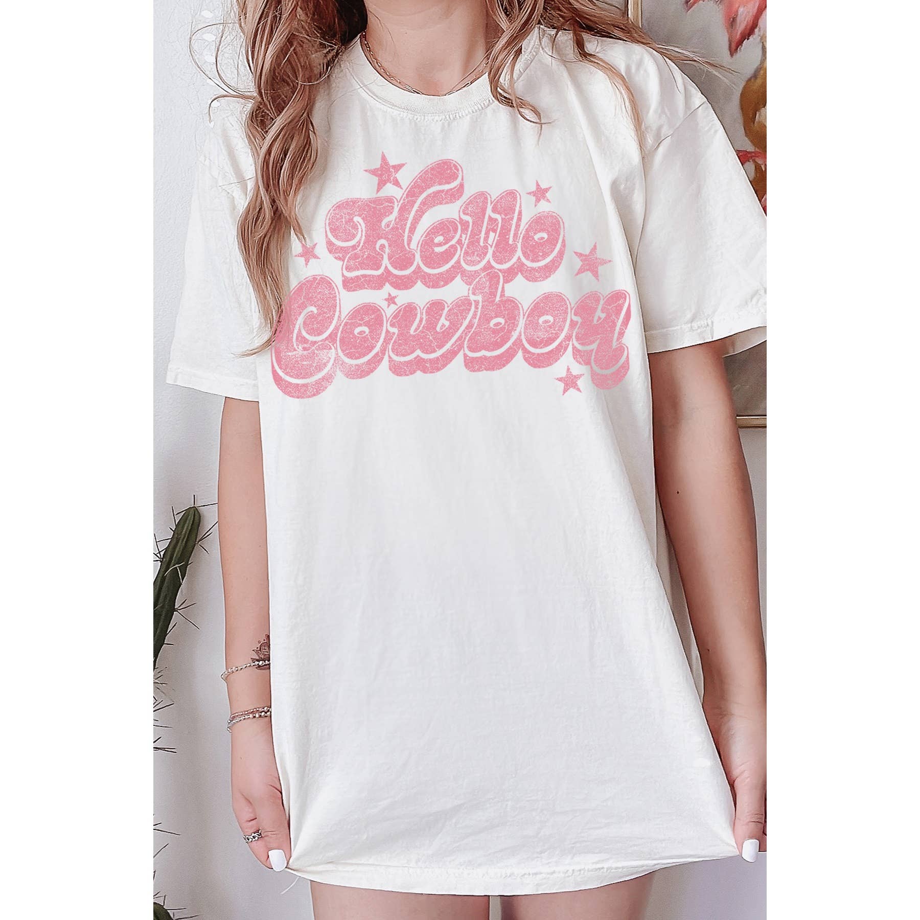 Hello Cowboy -Unisex Oversized - Adult & Kids T-Shirts, Sweatshirts & Hoodies apparel design preview 1