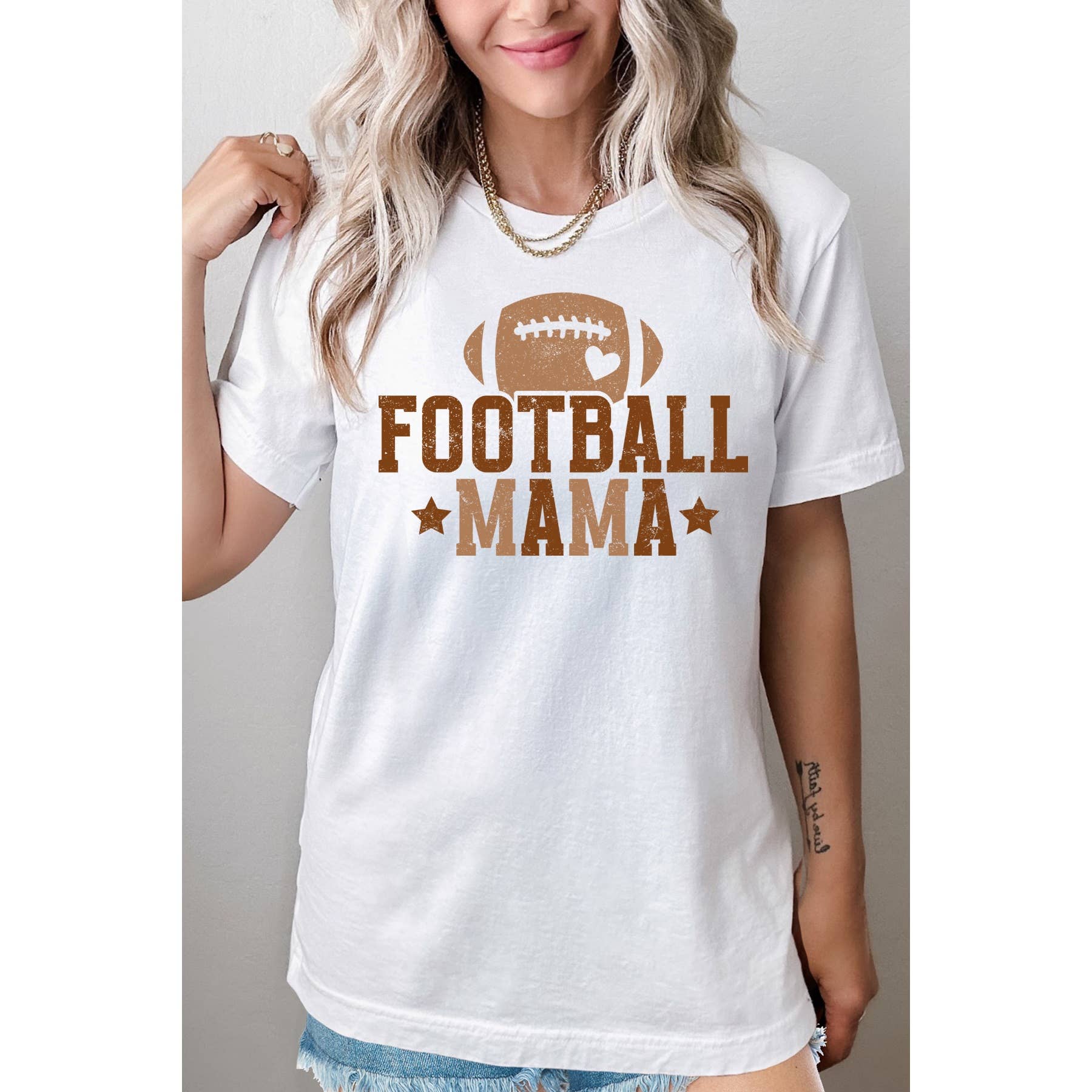 Football Mama - Adult & Kids T-Shirts, Sweatshirts & Hoodies apparel design preview 1