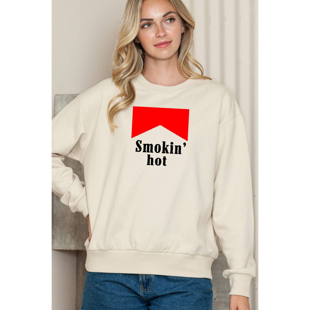 Smokin Hot Crewneck - Adult & Kids T-Shirts, Sweatshirts & Hoodies apparel design preview 1