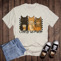 Fall Cozy Season Cats Graphic - Adult & Kids T-Shirts, Sweatshirts & Hoodies apparel design preview 1