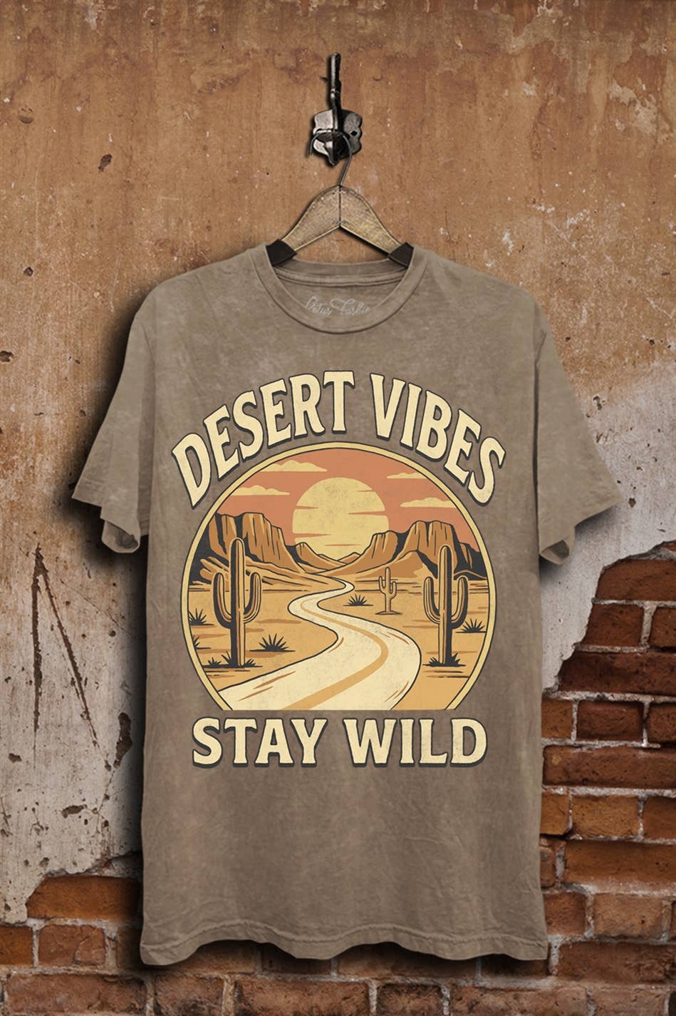 Desert Vibes Stay Wild Graphic Top - Adult & Kids T-Shirts, Sweatshirts & Hoodies apparel design preview 1