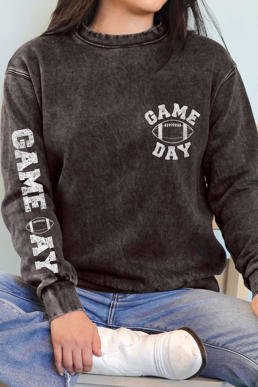 Game Day Football Puff Mineral Graphic Brushed - Adult & Kids T-Shirts, Sweatshirts & Hoodies apparel design preview 1