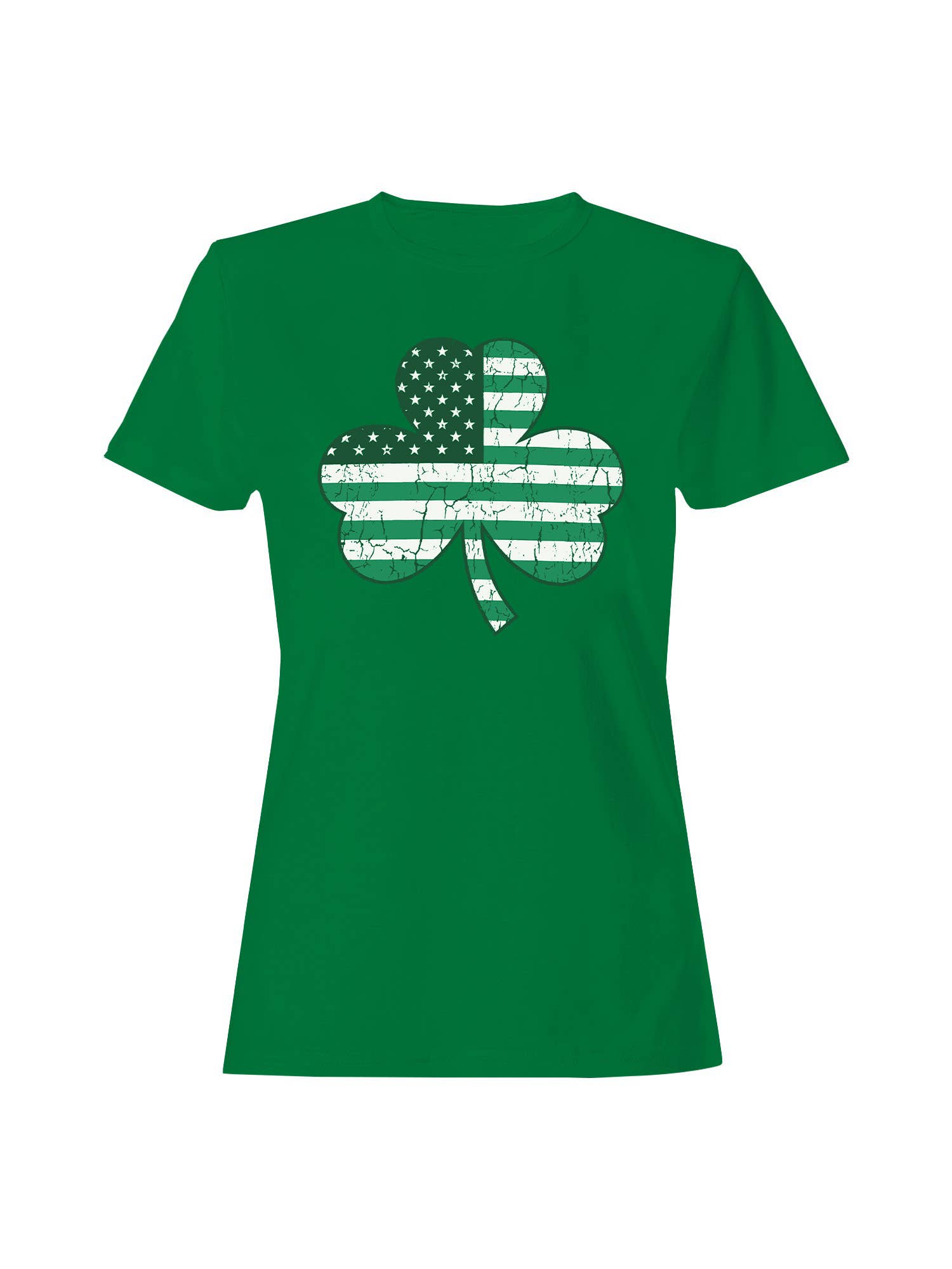 St. Patrick's Day American Shamrock Flag Women's - Adult & Kids T-Shirts, Sweatshirts & Hoodies apparel design preview 1