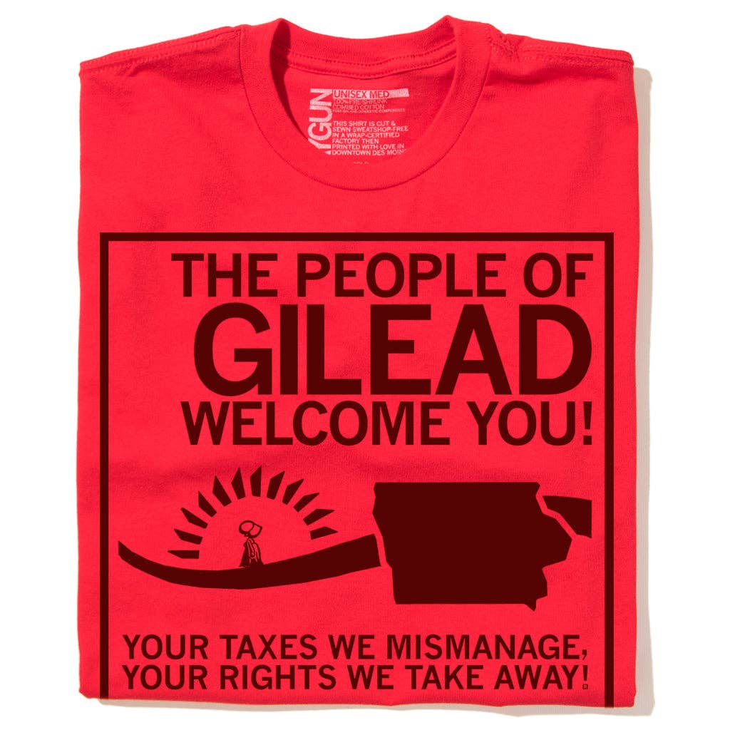 The People of Gilead Welcome You (R) - Adult & Kids T-Shirts, Sweatshirts & Hoodies apparel design preview 1
