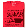 The People of Gilead Welcome You (R) - Adult & Kids T-Shirts, Sweatshirts & Hoodies apparel design preview 1