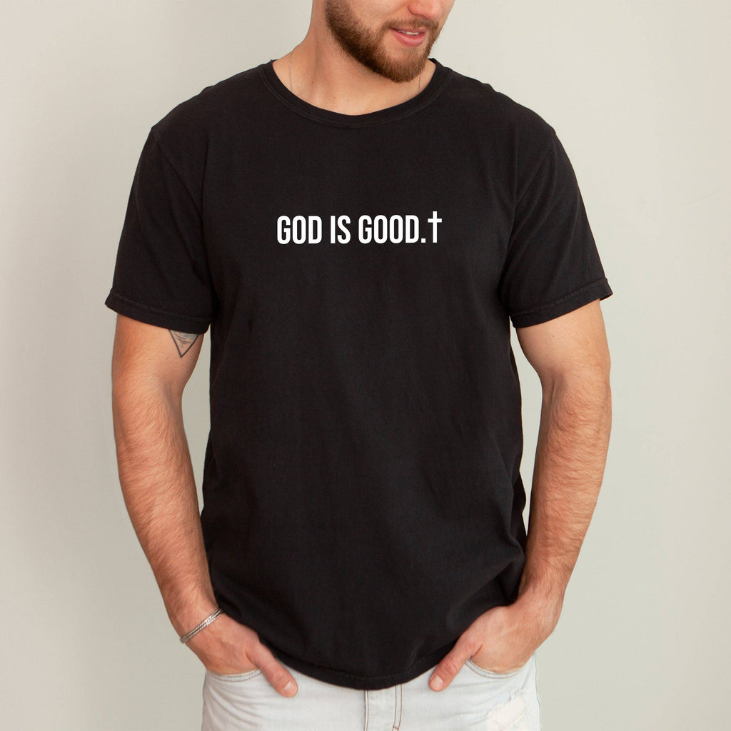 God Is Good, Minimalist, Jesus, Christian, Religious - Adult & Kids T-Shirts, Sweatshirts & Hoodies apparel design preview 1