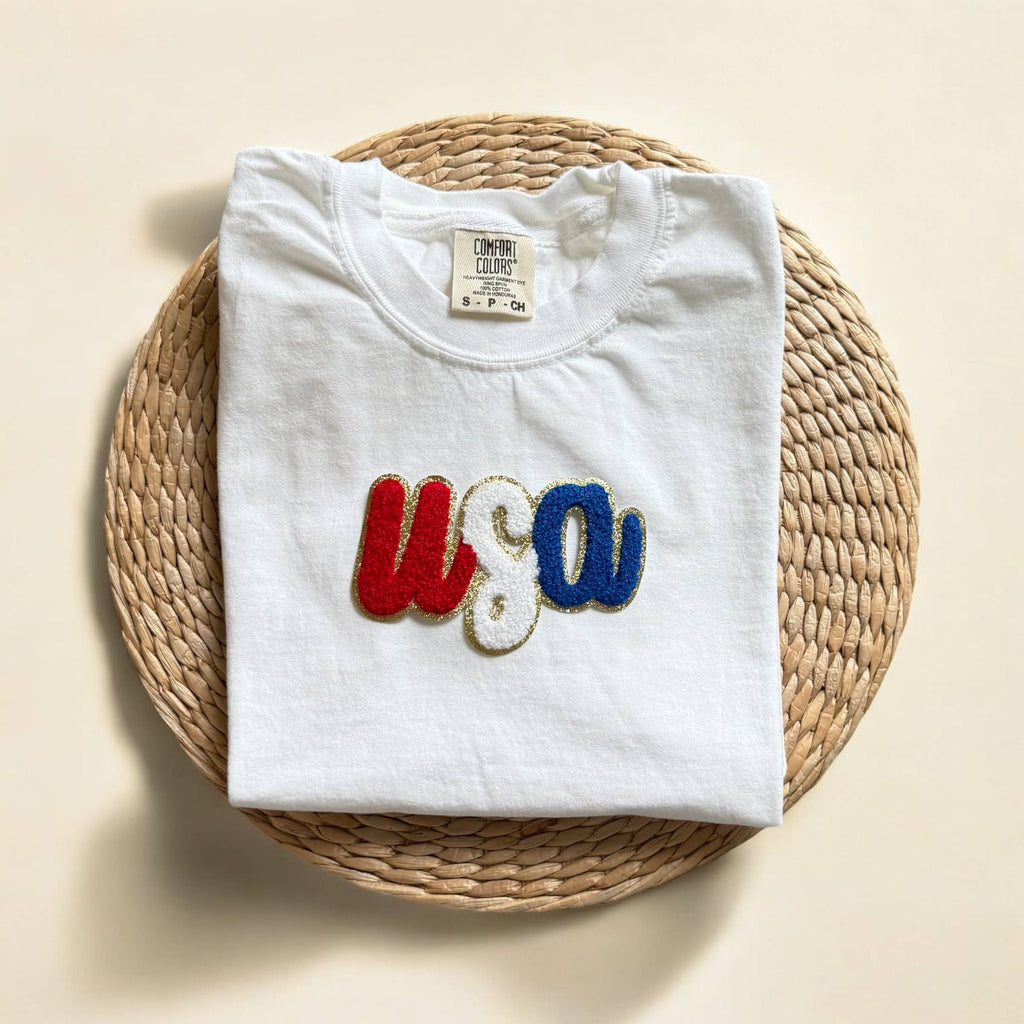 Comfort Colors USA 4th of July Patriotic - Adult & Kids T-Shirts, Sweatshirts & Hoodies apparel design preview 1