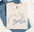 Amazing Grace Faith Religious Soft Gildan - Adult & Kids T-Shirts, Sweatshirts & Hoodies apparel design preview 1