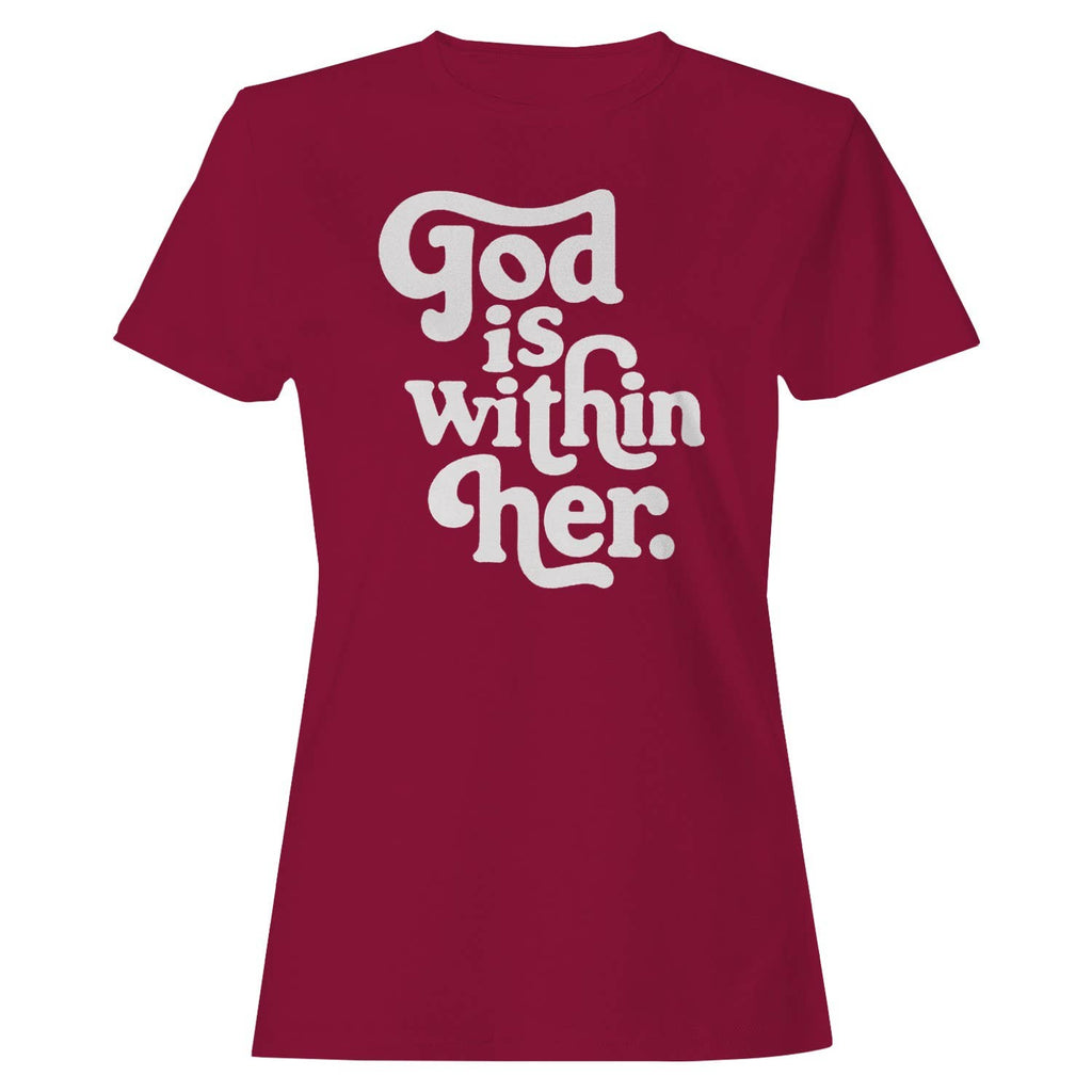 God Is Within Her Women's - Adult & Kids T-Shirts, Sweatshirts & Hoodies apparel design preview 1