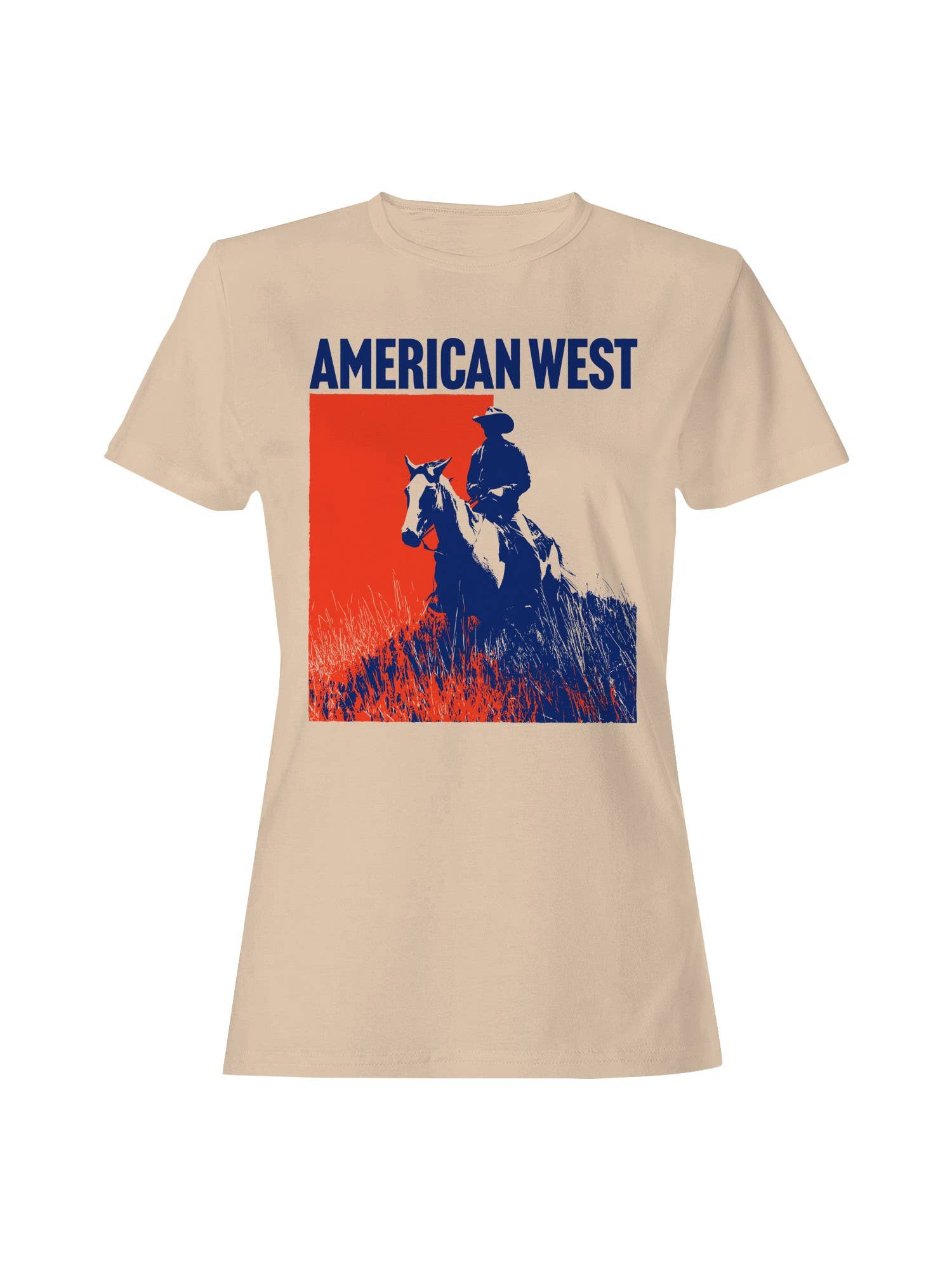 American West Cowboy Silhouette Women's - Adult & Kids T-Shirts, Sweatshirts & Hoodies apparel design preview 1