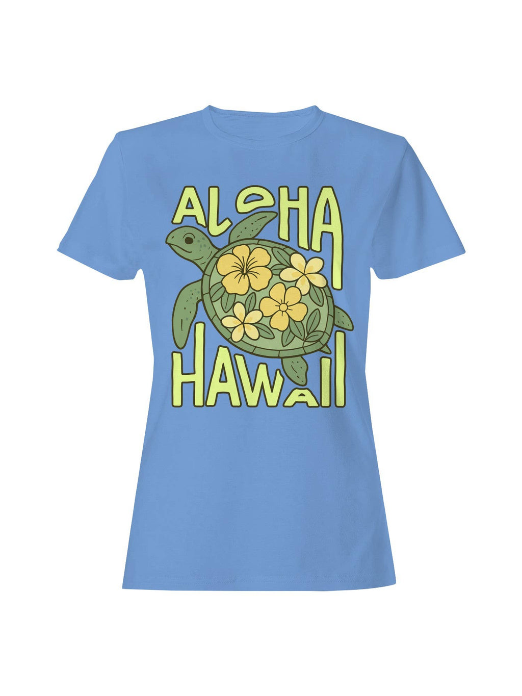 Aloha Hawaii Turtle Design Women's - Adult & Kids T-Shirts, Sweatshirts & Hoodies apparel design preview 1