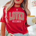 Leopard Loved Valentine'S Day Comfort Colors - Adult & Kids T-Shirts, Sweatshirts & Hoodies apparel design preview 1