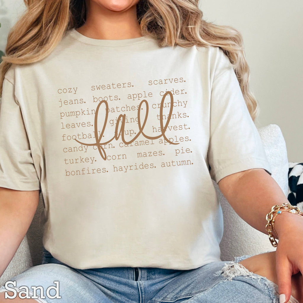 Fall Things Women'S Graphic Gildan - Adult & Kids T-Shirts, Sweatshirts & Hoodies apparel design preview 1