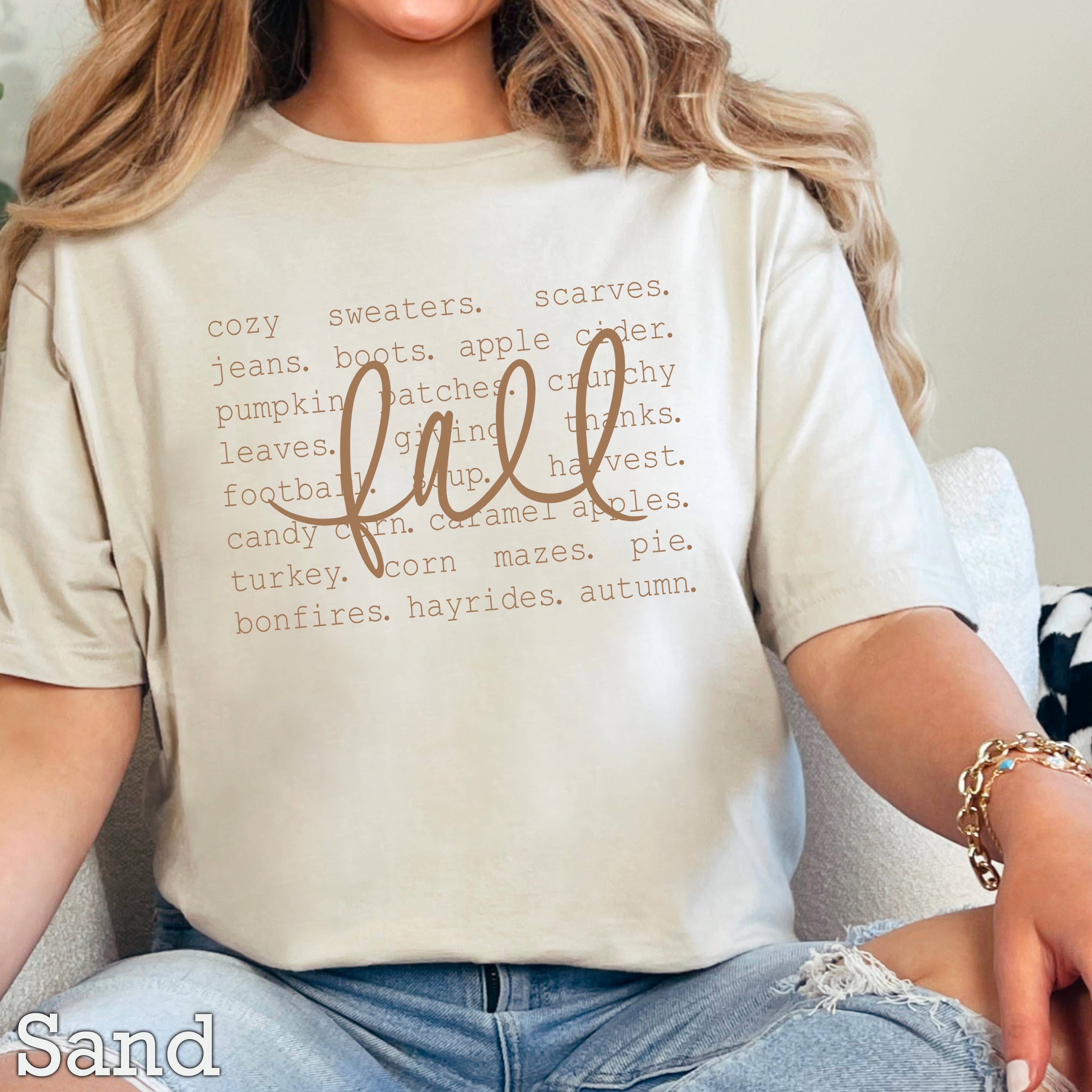 Fall Things Women'S Graphic Gildan - Adult & Kids T-Shirts, Sweatshirts & Hoodies apparel design preview 1