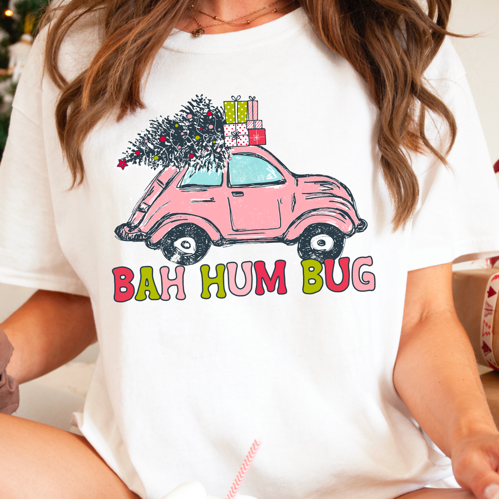 Bah Hum Bug Christmas Graphic - Adult & Kids T-Shirts, Sweatshirts & Hoodies apparel design preview 1