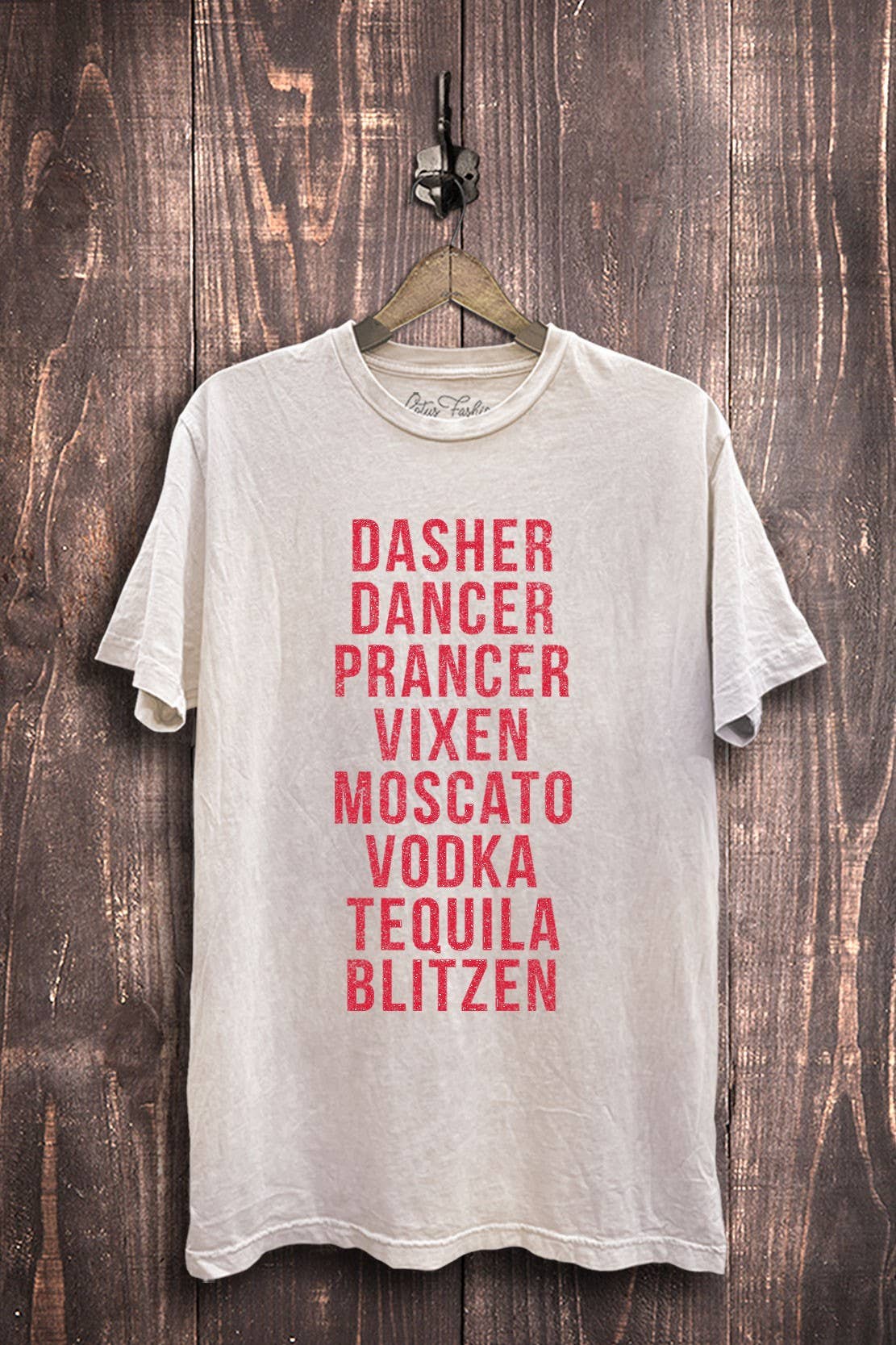 Dasher Dancer Prancer Graphic Top - Adult & Kids T-Shirts, Sweatshirts & Hoodies apparel design preview 1