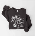 Livin' That Football Mom Life - Adult & Kids T-Shirts, Sweatshirts & Hoodies apparel design preview 1