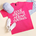 Cool Moms Love Jesus Graphic Heavy Cotton - Adult & Kids T-Shirts, Sweatshirts & Hoodies apparel design preview 1