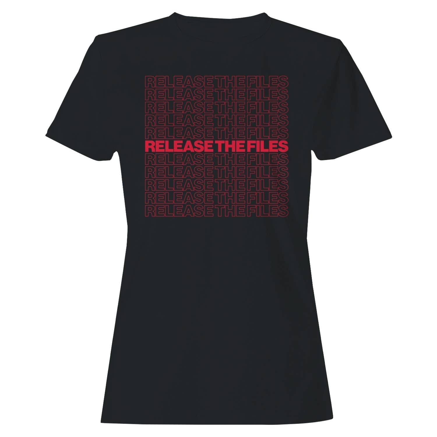 Release the Files Bold Red Text Women's - Adult & Kids T-Shirts, Sweatshirts & Hoodies apparel design preview 1