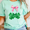 Coquette Clover St. Patrick'S Day Graphic Bella - Adult & Kids T-Shirts, Sweatshirts & Hoodies apparel design preview 1