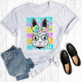 Happy Easter Tie Dye Bunny Ash - Adult & Kids T-Shirts, Sweatshirts & Hoodies apparel design preview 1
