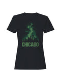 Chicago Skyline with Cosmic Splash Women's - Adult & Kids T-Shirts, Sweatshirts & Hoodies apparel design preview 1