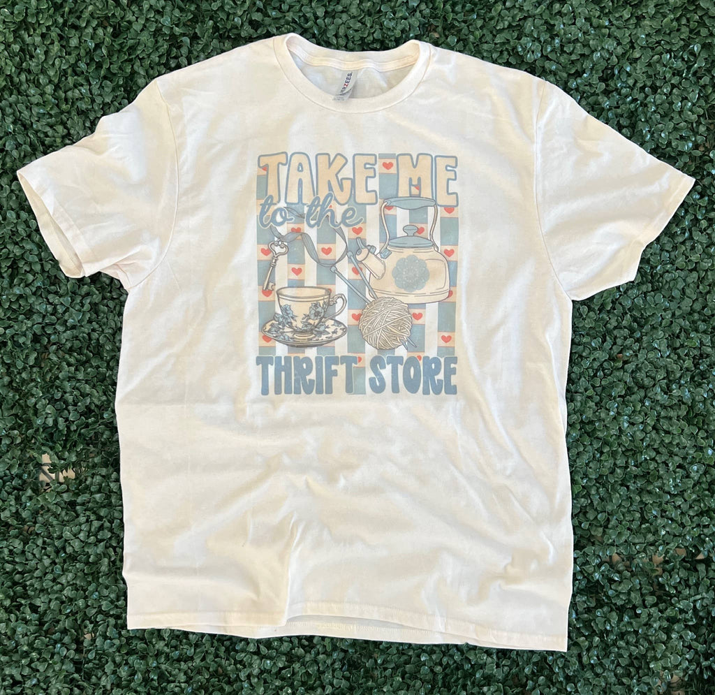 Take Me To the Thrift Store On Cream - Adult & Kids T-Shirts, Sweatshirts & Hoodies apparel design preview 1