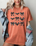 Bats, Black Bows, Vampire, Halloween, Scary, Fangs - Adult & Kids T-Shirts, Sweatshirts & Hoodies apparel design preview 1