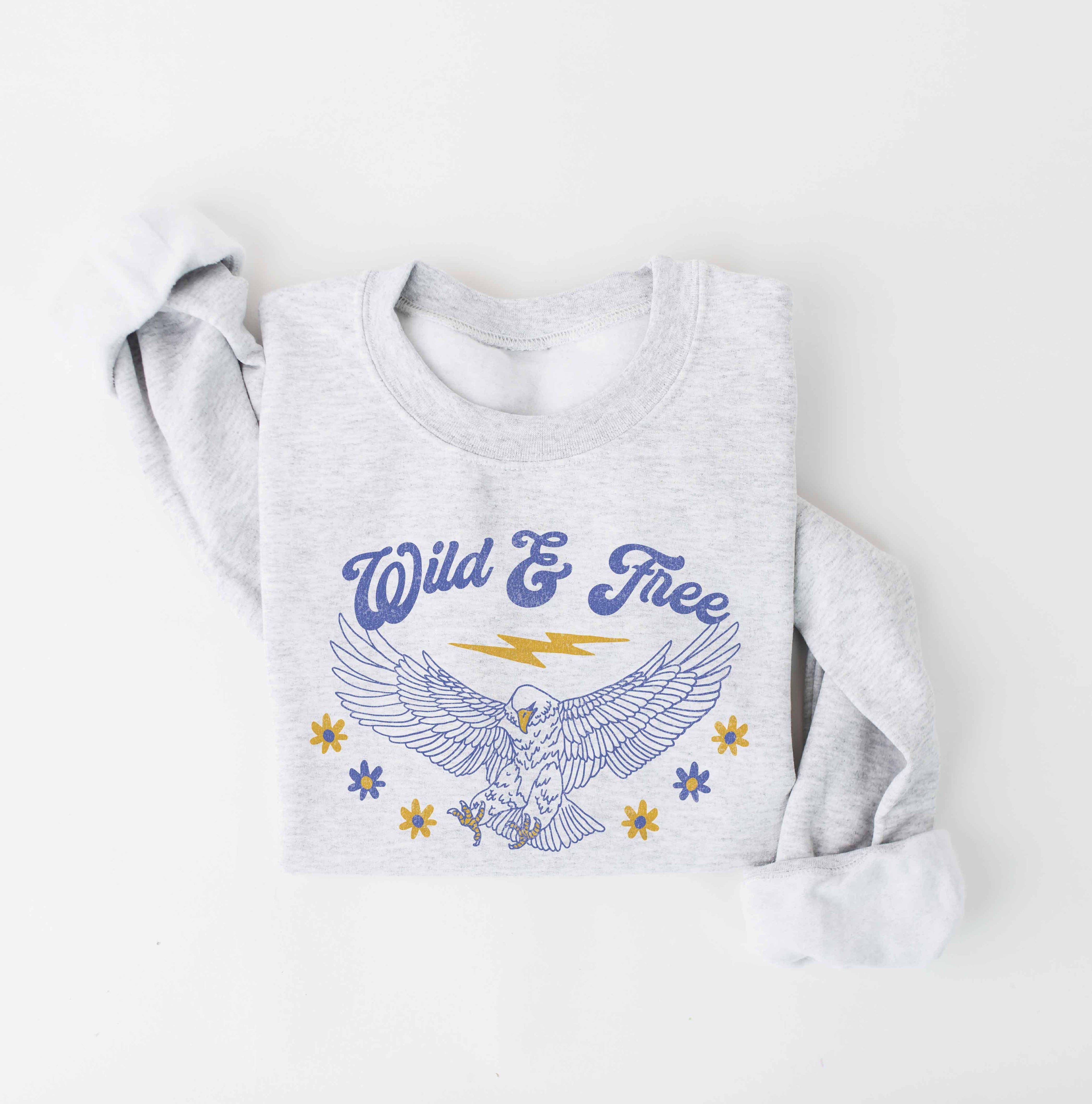 Wild and Free - Adult & Kids T-Shirts, Sweatshirts & Hoodies apparel design preview 1