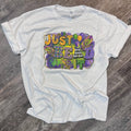 Just Bead It Mardi Gras On White - Adult & Kids T-Shirts, Sweatshirts & Hoodies apparel design preview 1