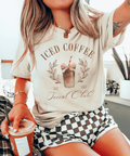 Ice Coffee Social Club Cream - Adult & Kids T-Shirts, Sweatshirts & Hoodies apparel design preview 1