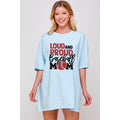 Loud and Proud Baseball Mama Oversized - Adult & Kids T-Shirts, Sweatshirts & Hoodies apparel design preview 1