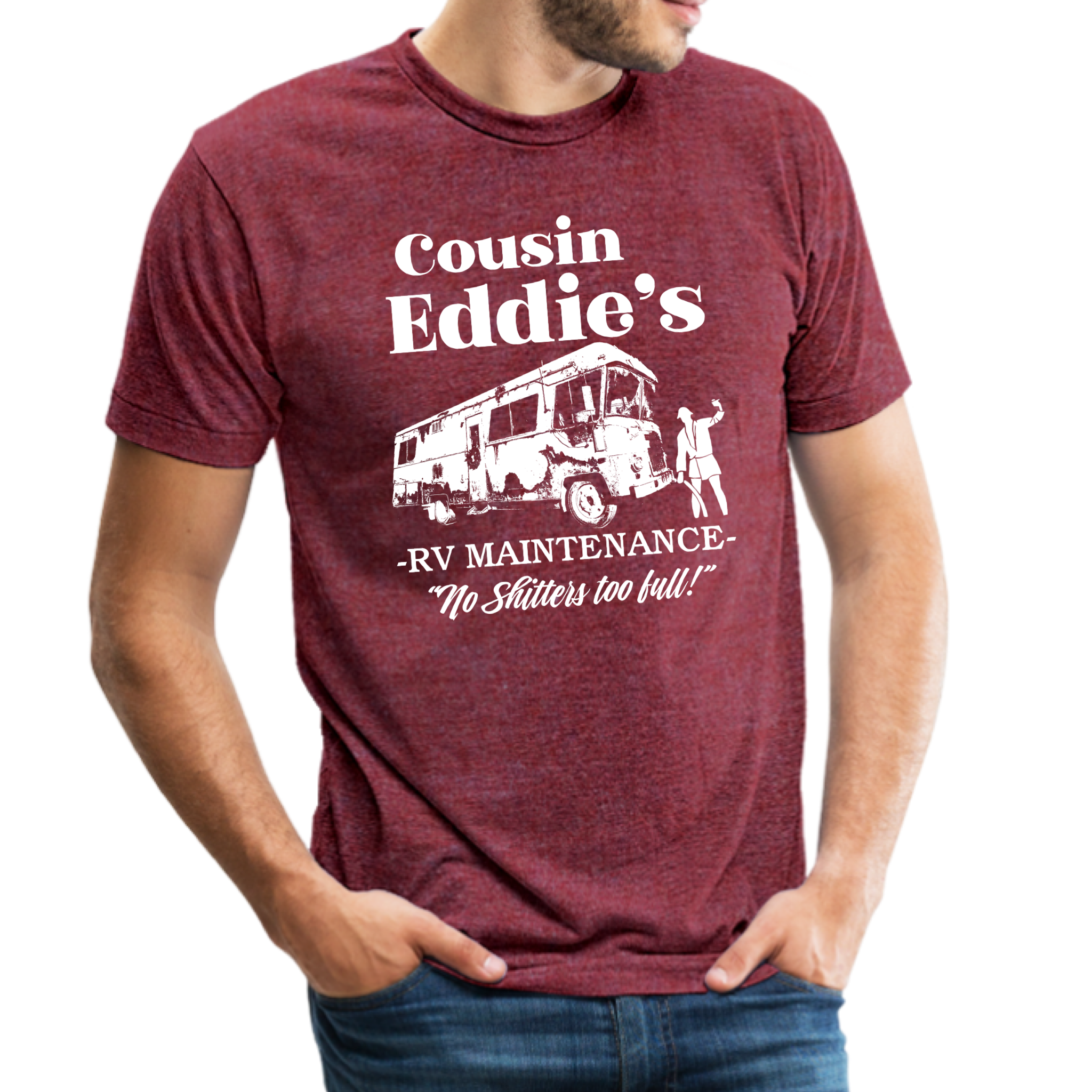 Cousin Eddie's Rv Heather Cardinal Clearance - Adult & Kids T-Shirts, Sweatshirts & Hoodies apparel design preview 1