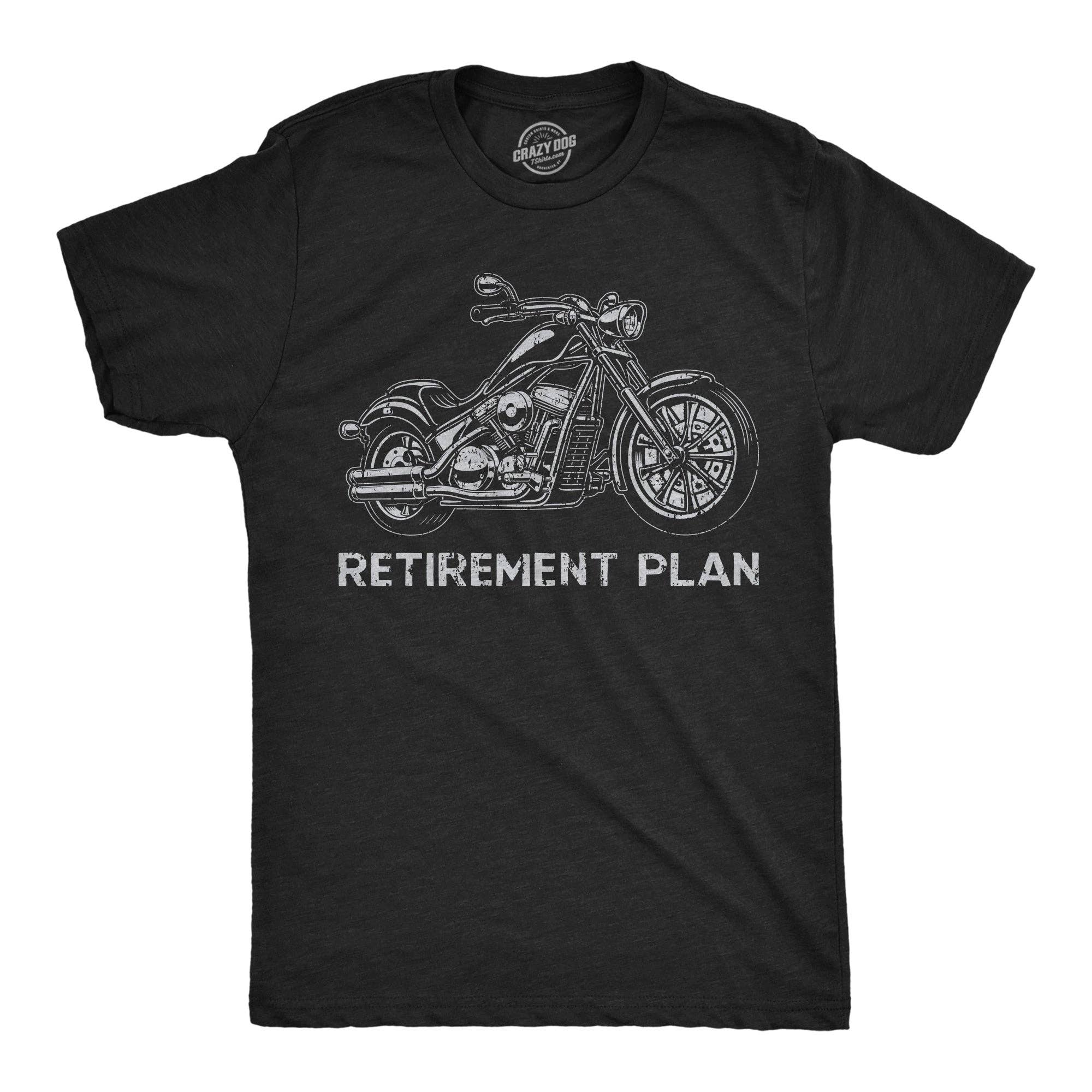 Retirement Plan Motorcycle Men's - Adult & Kids T-Shirts, Sweatshirts & Hoodies apparel design preview 1