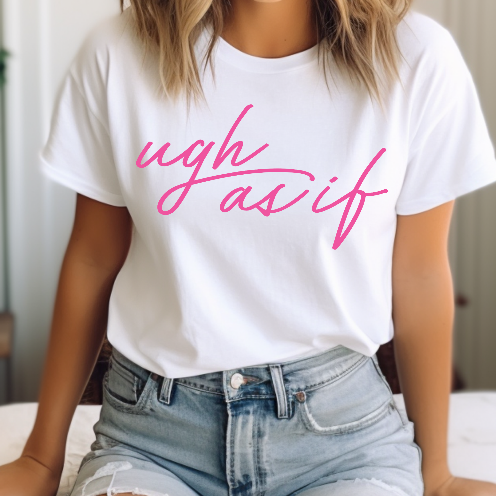 Ugh As If Comfort Color Graphic - Adult & Kids T-Shirts, Sweatshirts & Hoodies apparel design preview 1
