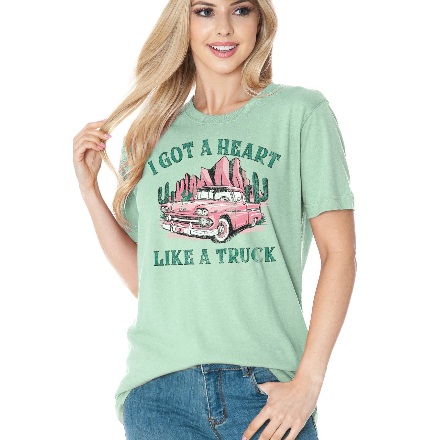 I Got A Heart Like Truck - Adult & Kids T-Shirts, Sweatshirts & Hoodies apparel design preview 1