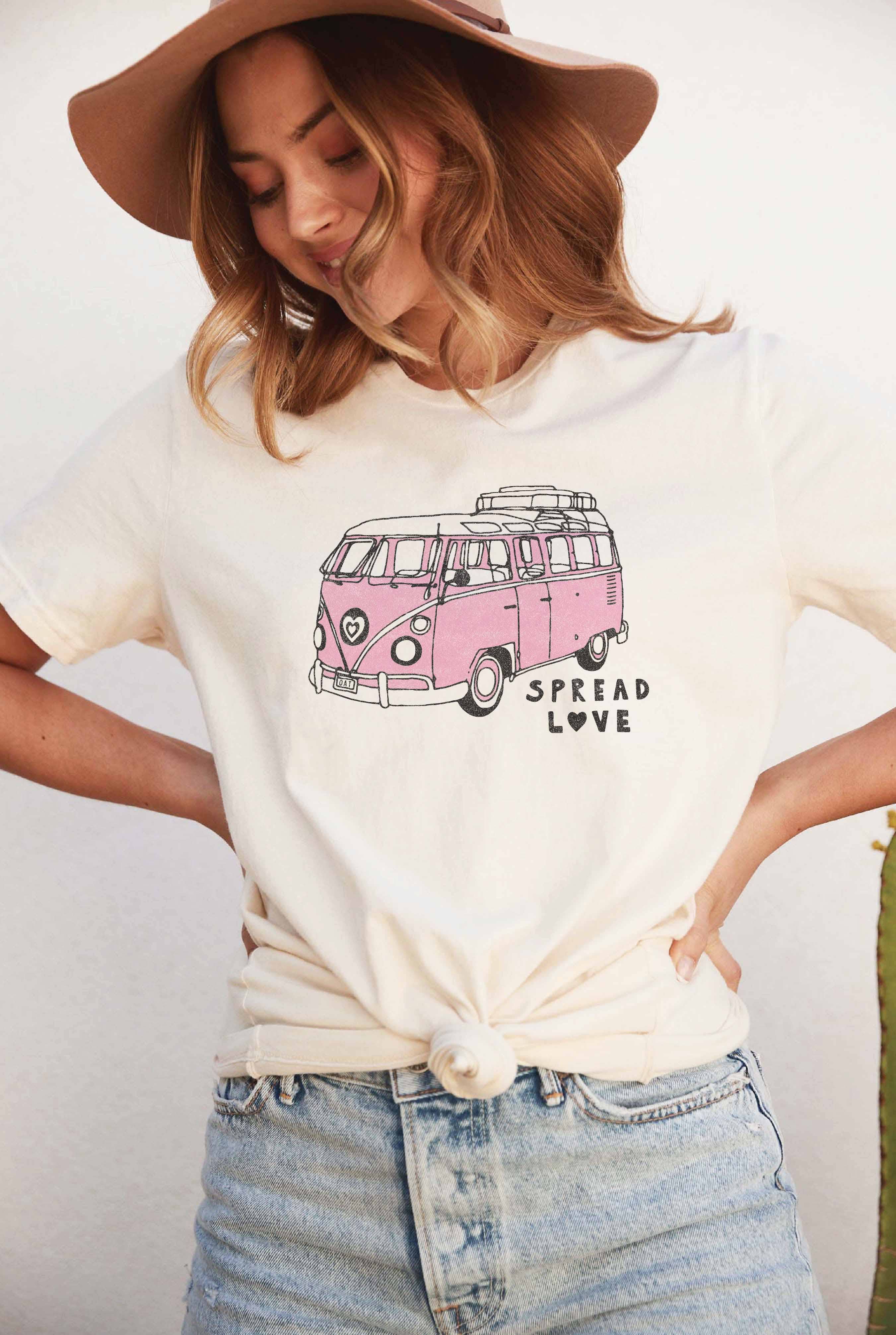 Spread Love Graphic - Adult & Kids T-Shirts, Sweatshirts & Hoodies apparel design preview 1