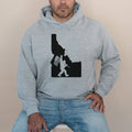 Idaho Bigfoot American Flag Crewneck 156 - Adult & Kids T-Shirts, Sweatshirts & Hoodies apparel design preview 1