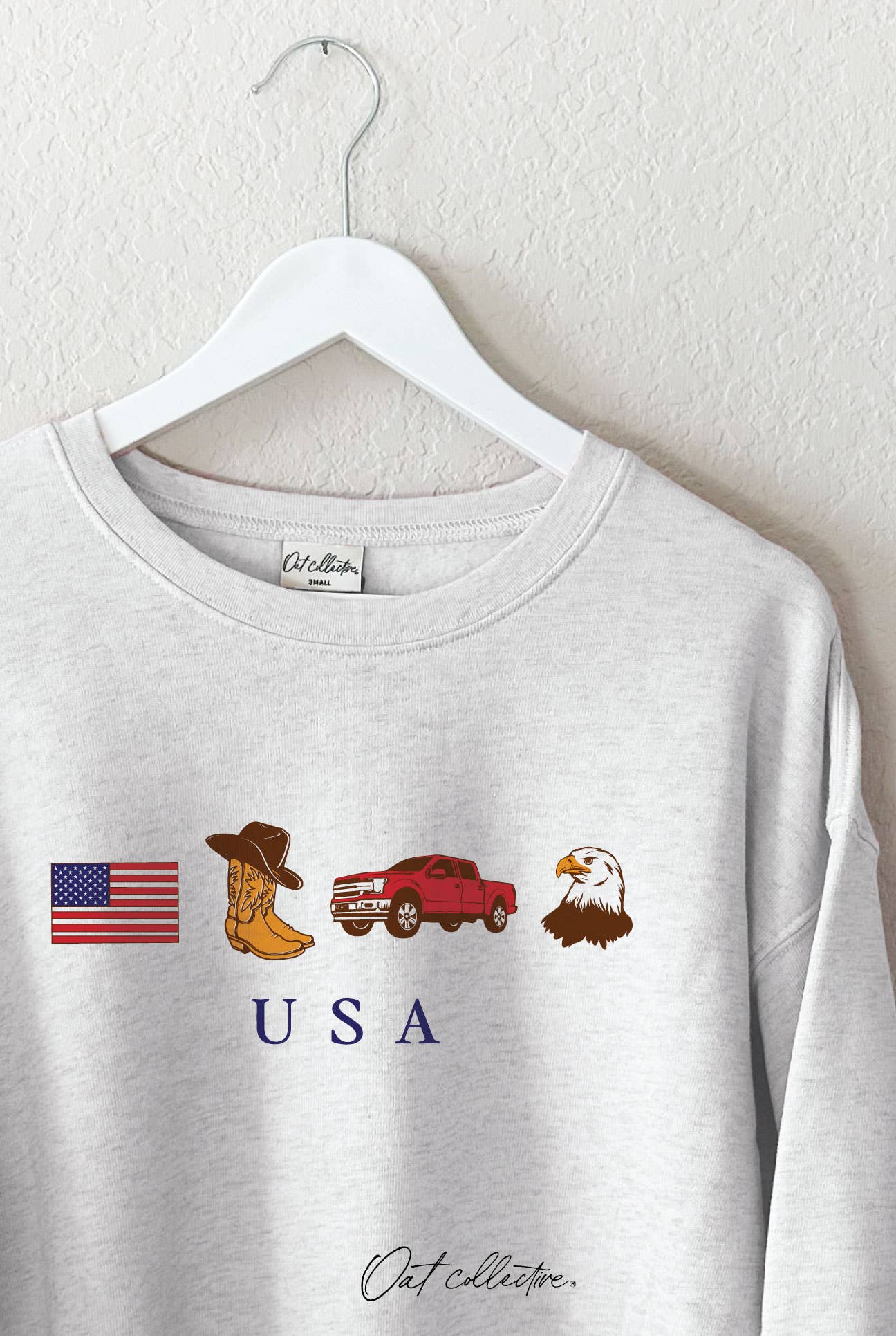 USA Mid Graphic - Adult & Kids T-Shirts, Sweatshirts & Hoodies apparel design preview 1
