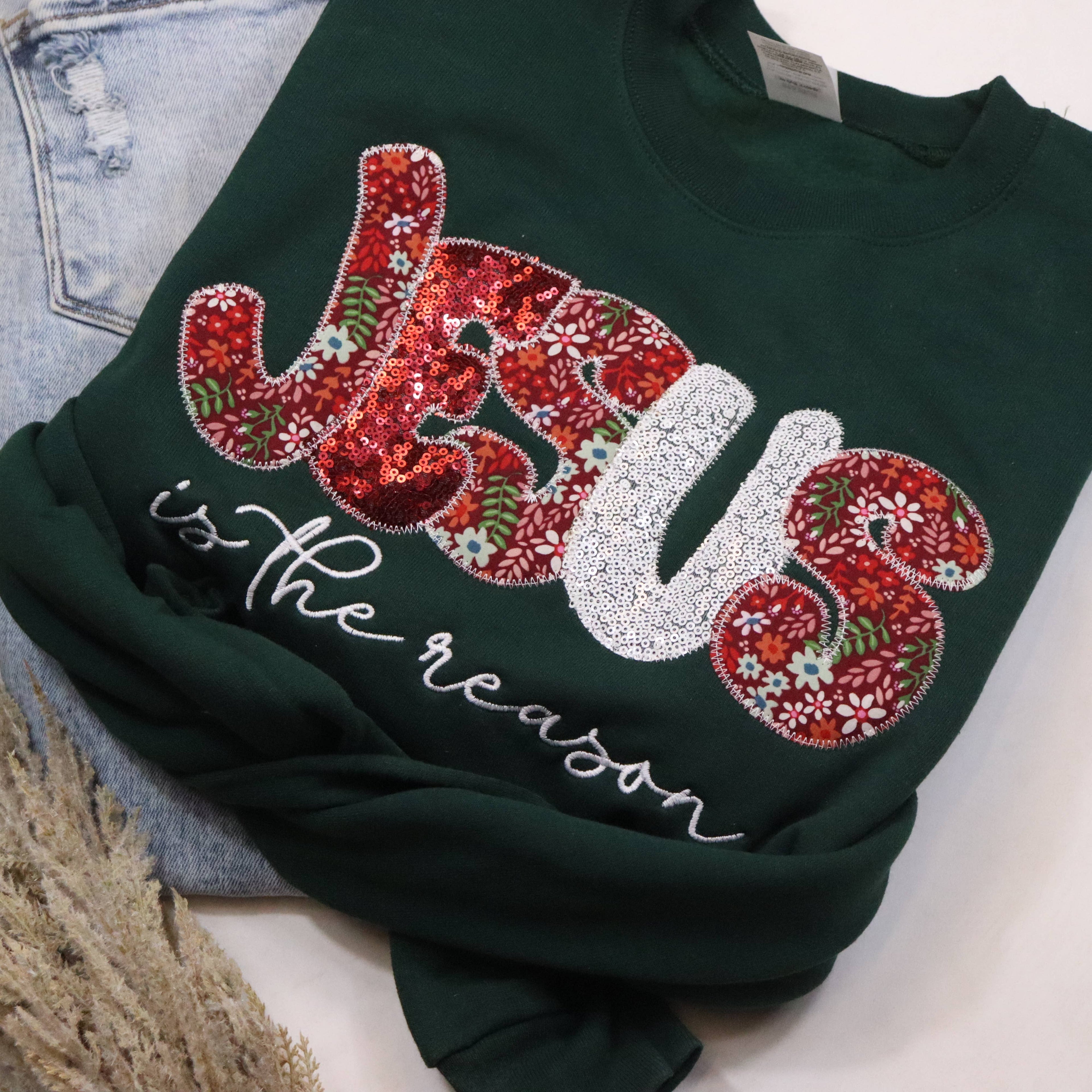 Jesus Is the Reason Christmas - Adult & Kids T-Shirts, Sweatshirts & Hoodies apparel design preview 1