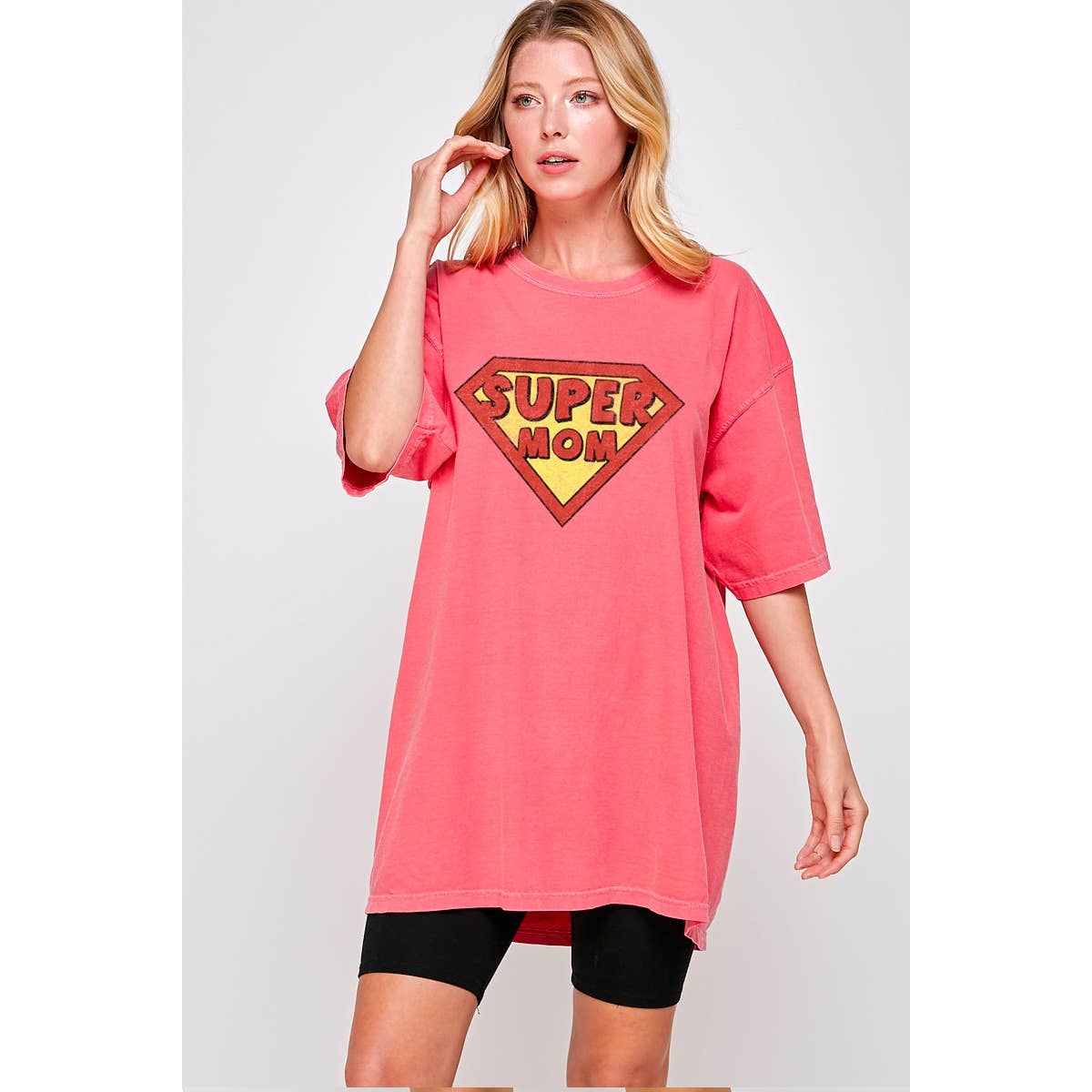 Super Mom Vintage Graphic Oversized - Adult & Kids T-Shirts, Sweatshirts & Hoodies apparel design preview 1