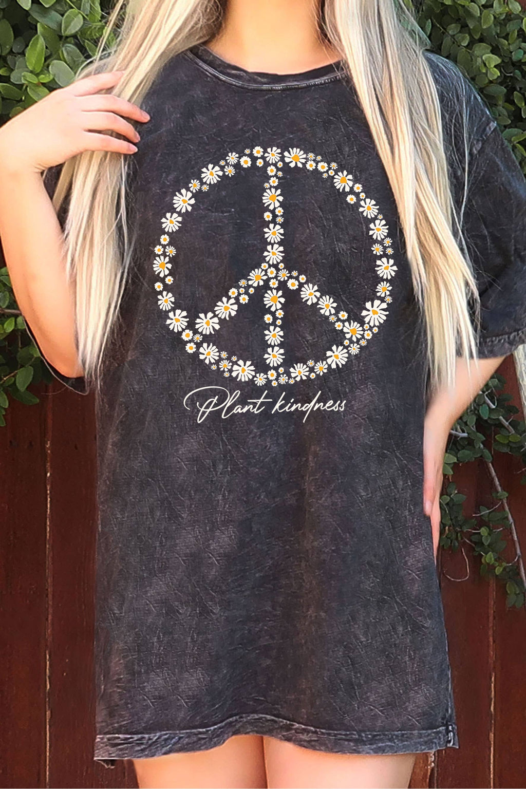 Plant Kindness Oversize Mineral Graphic - Adult & Kids T-Shirts, Sweatshirts & Hoodies apparel design preview 1