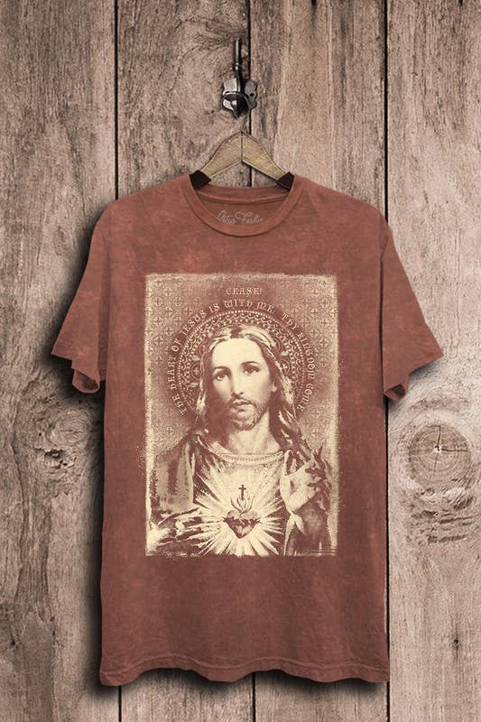 The Heart of Jesus Graphic Top - Adult & Kids T-Shirts, Sweatshirts & Hoodies apparel design preview 1