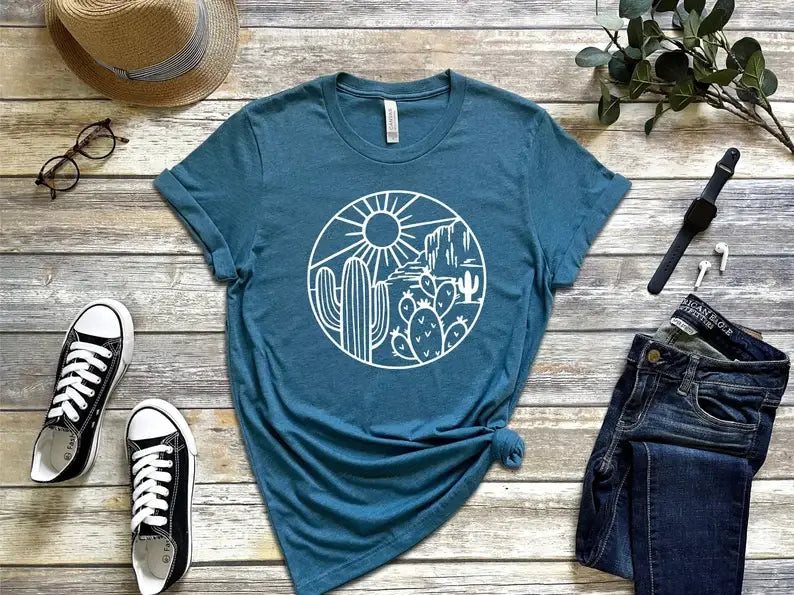 Desert Vibes - Adult & Kids T-Shirts, Sweatshirts & Hoodies apparel design preview 1